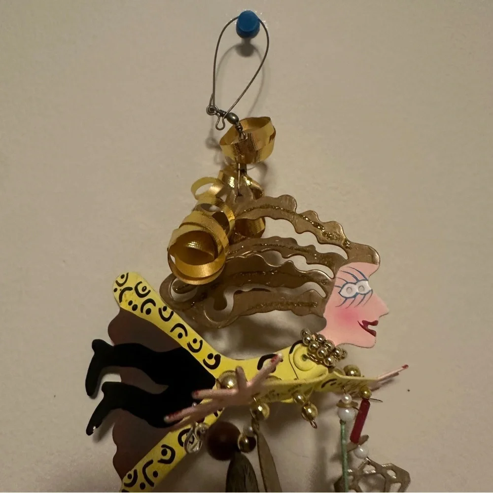 Silvestri Flying Eccentric 2pcs  Karen Rossi Whimsies Christmas Ornaments